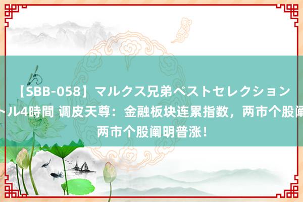 【SBB-058】マルクス兄弟ベストセレクション50タイトル4時間 调皮天尊：金融板块连累指数，两市个股阐明普涨！