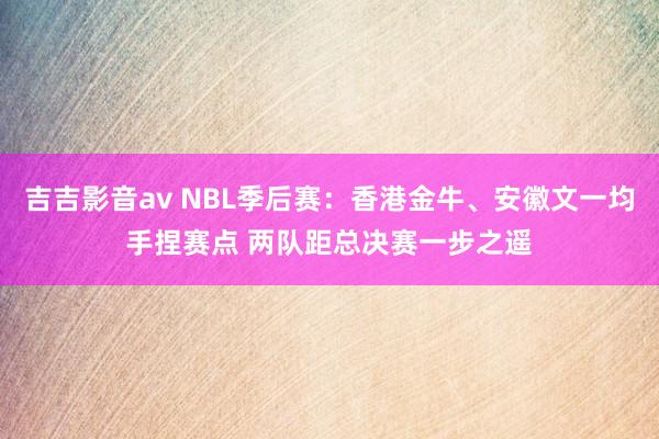 吉吉影音av NBL季后赛：香港金牛、安徽文一均手捏赛点 两队距总决赛一步之遥